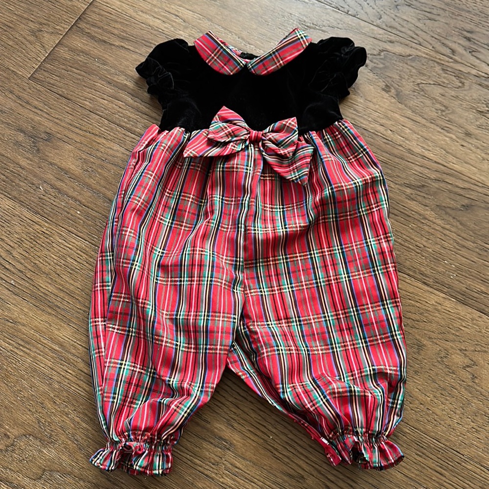 Baby Girl 9Mo Christmas Romper